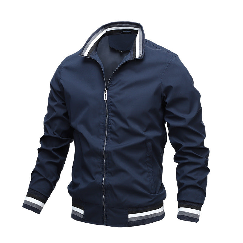 Sports Solid Color Jacket Men's