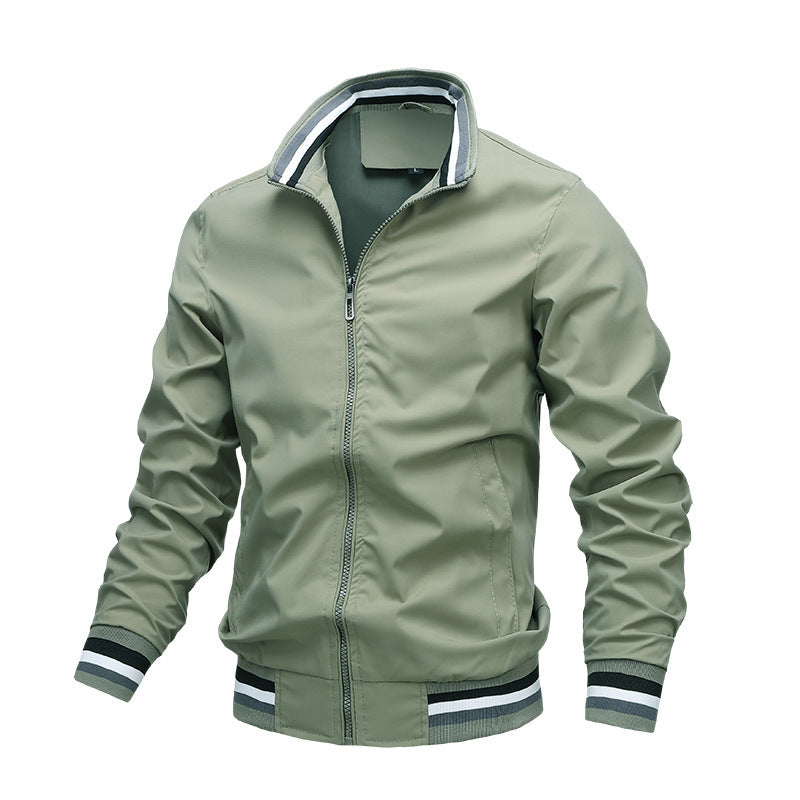 Sports Solid Color Jacket Men's