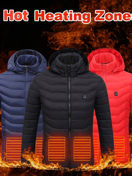 Heated Jacket Coat USB Electric Jacket