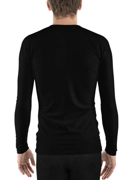 Fit Dad Apparel Black Men's Rash Guard